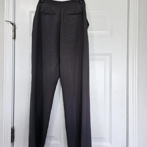 Aritzia Sonata  Wilfred Pants Size 4 Pants Made from Creppette Material Grey - Picture 12 of 12